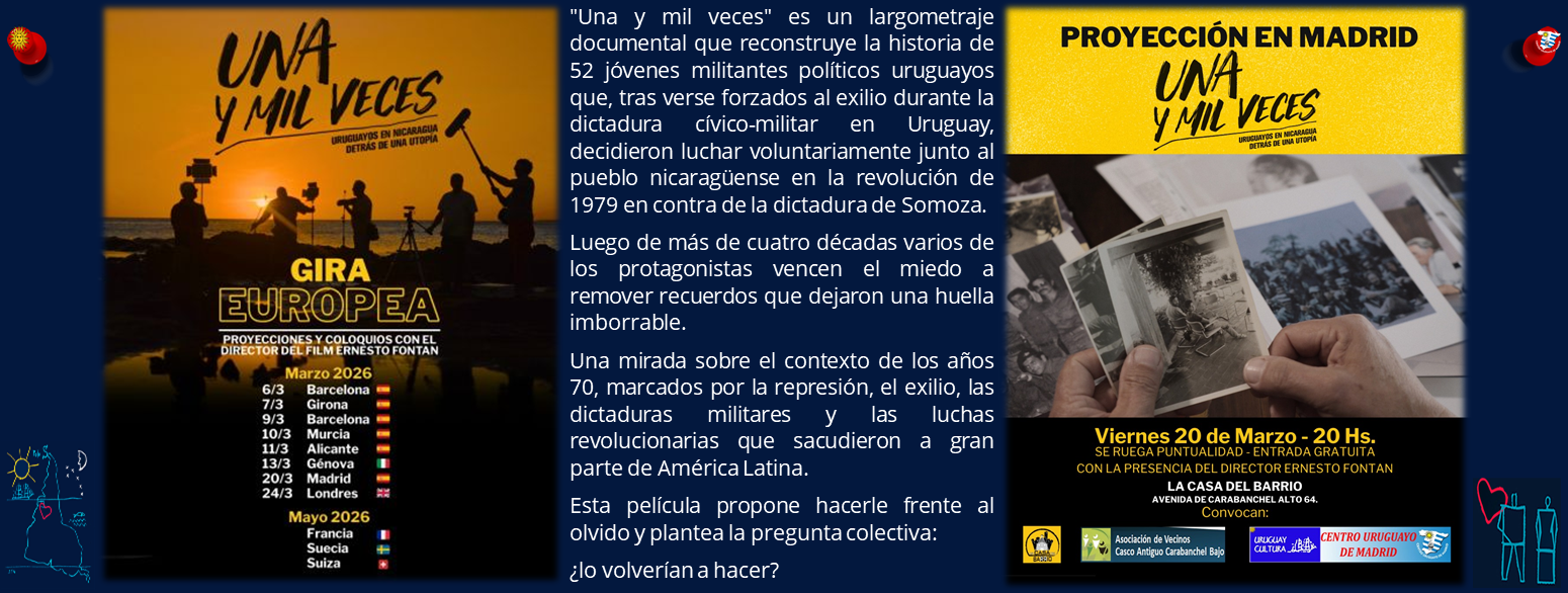 GIRA EUROPEA DE PRESENTACIONES DE&nbsp;"UNA Y MIL VECES"